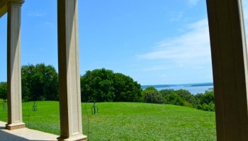 Visiting Mount Vernon and the National Treasure movie Walking Tour in Virginia by the Potomac River