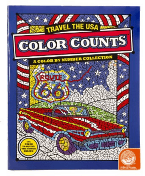 Travel the USA Coloring Book by Number - Route 66