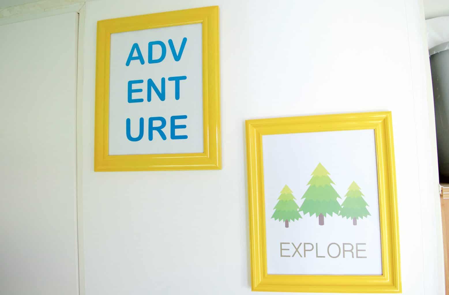 Free Printable Travel Adventure Explore Wall Art