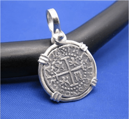 Shipwreck Treasure Coin Jewelry Pendant