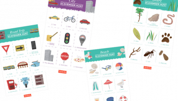 10 Printable Travel Scavenger Hunt Games for Kids