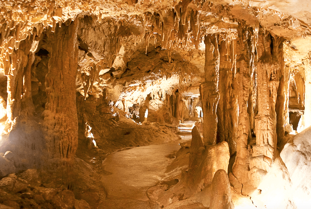 unique cave formation room in Marengo