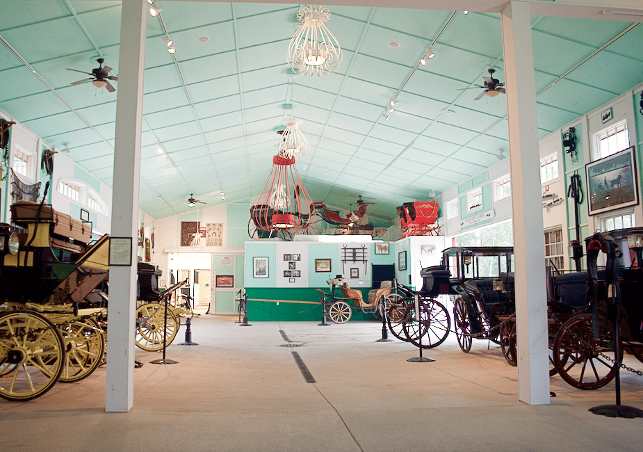 carriage museum and stables on Mackinac Island