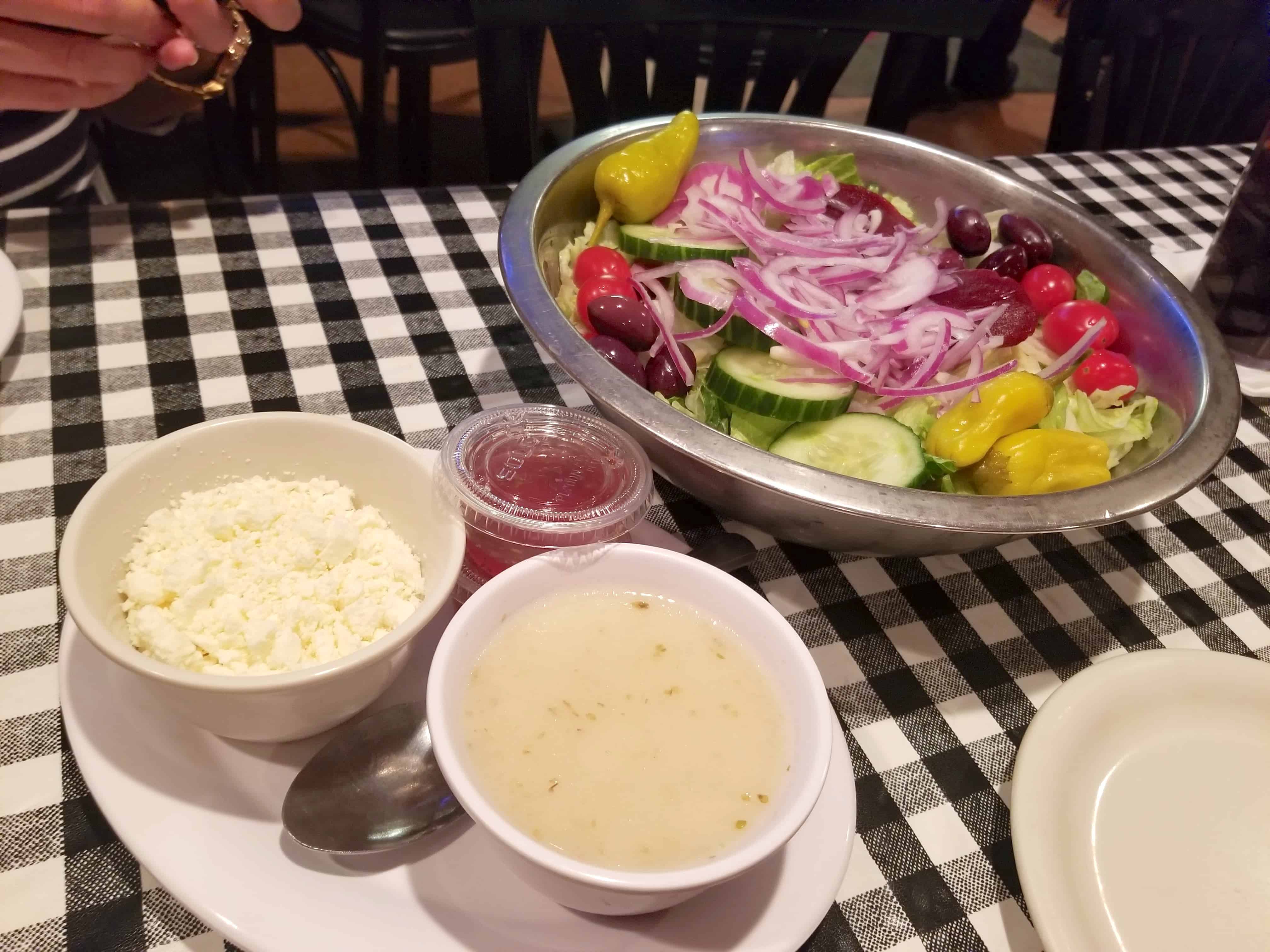 salad at Buddy's food in Detroit