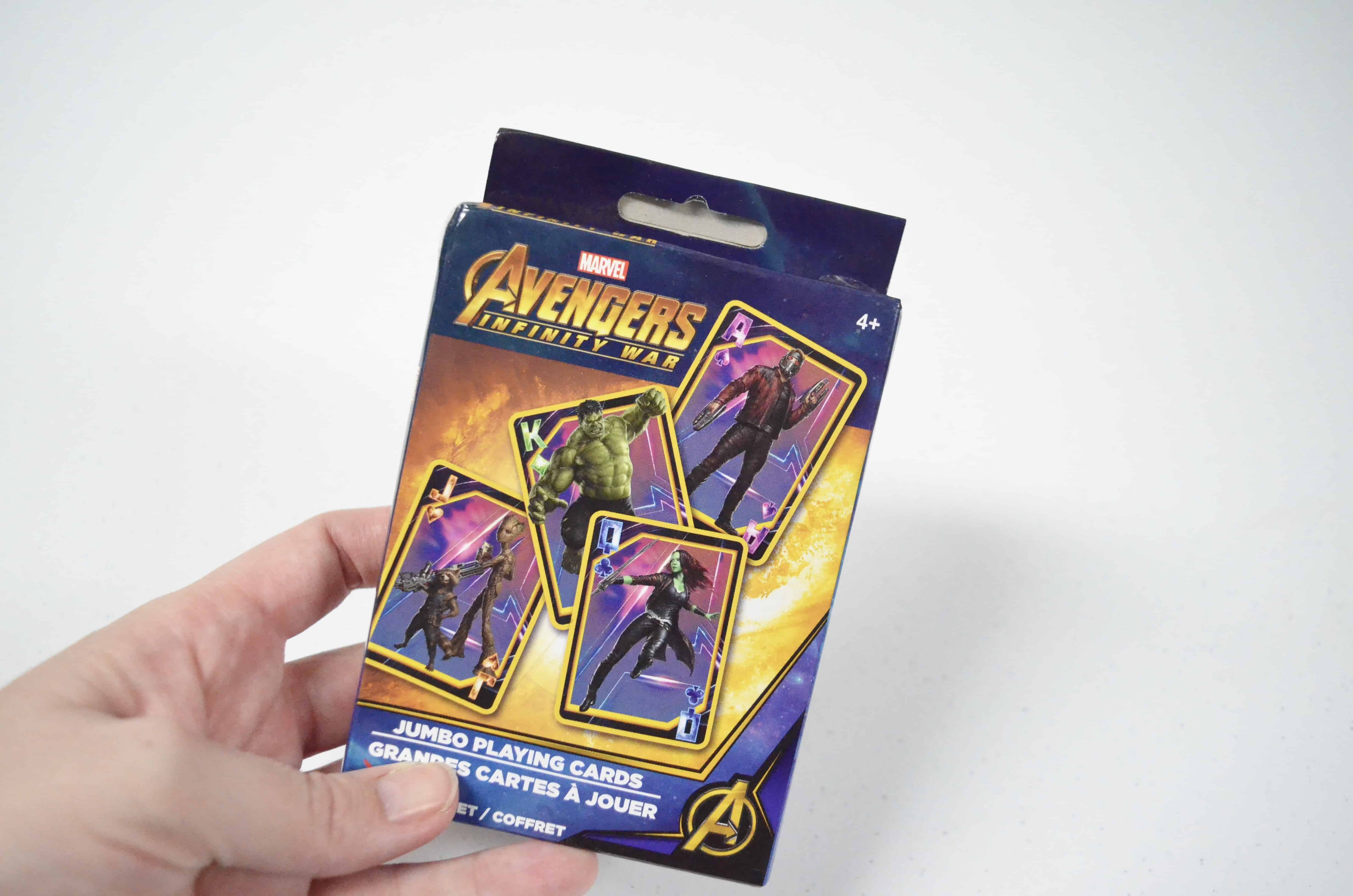 marvel avengers playing cards