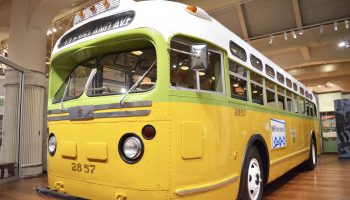 yellow Montgomery Rosa Parks Bus