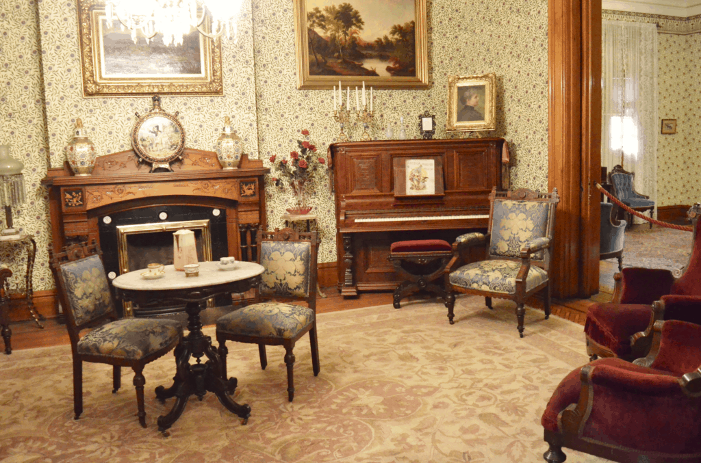 Benjamin Harrison home living room