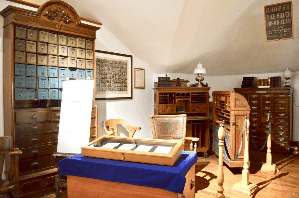 Benjamin Harrison home desk study