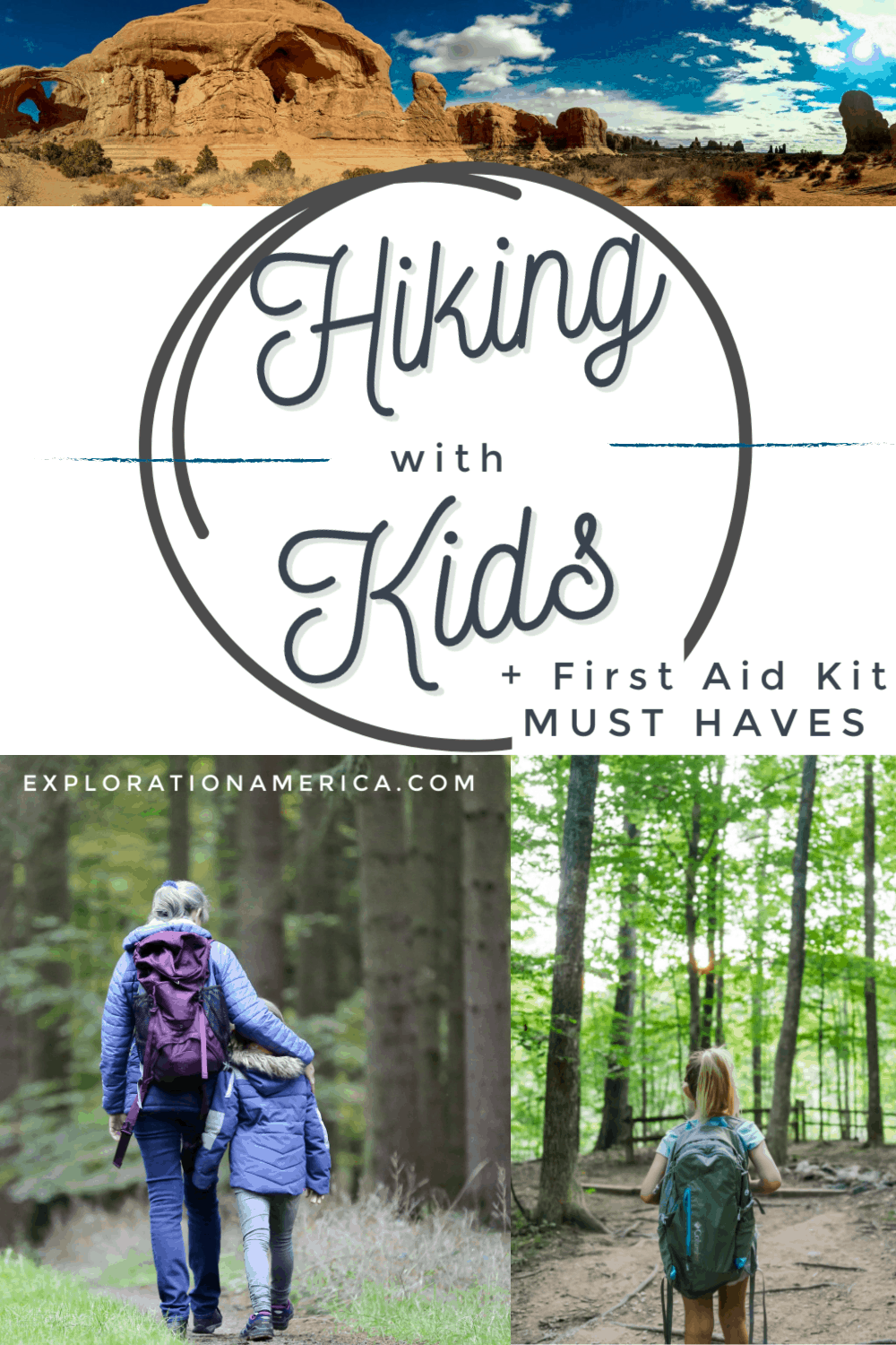 hiking with kids