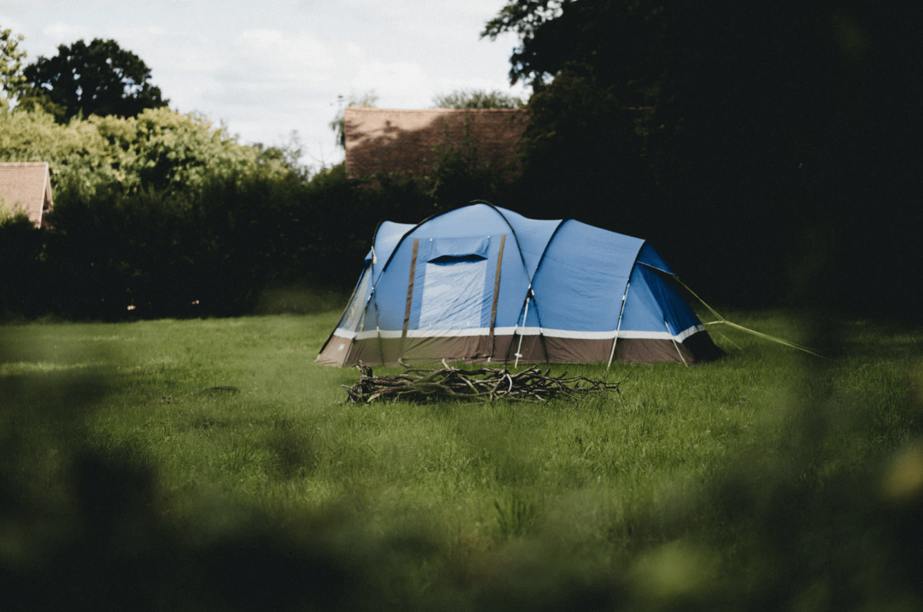 tent camping stock