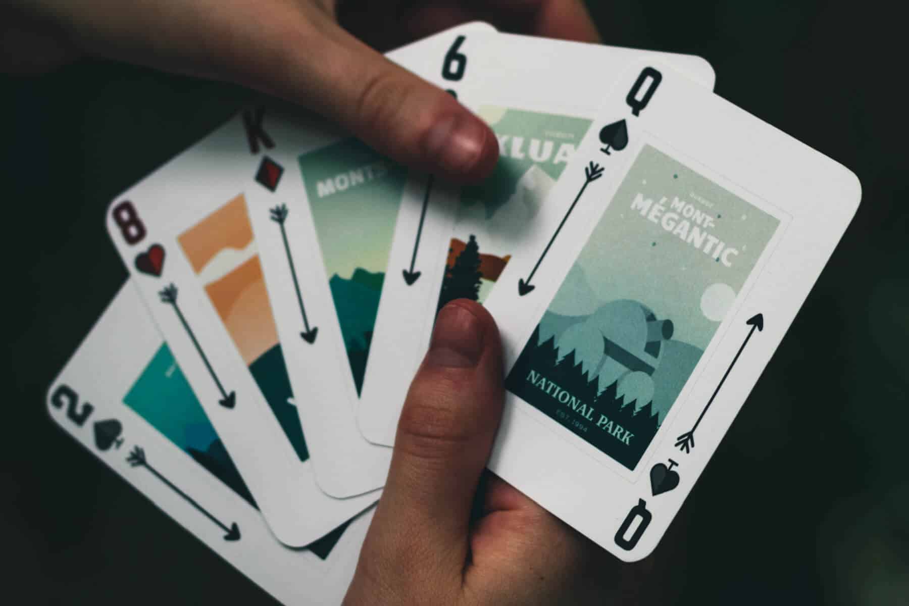 deck of national park playing cards
