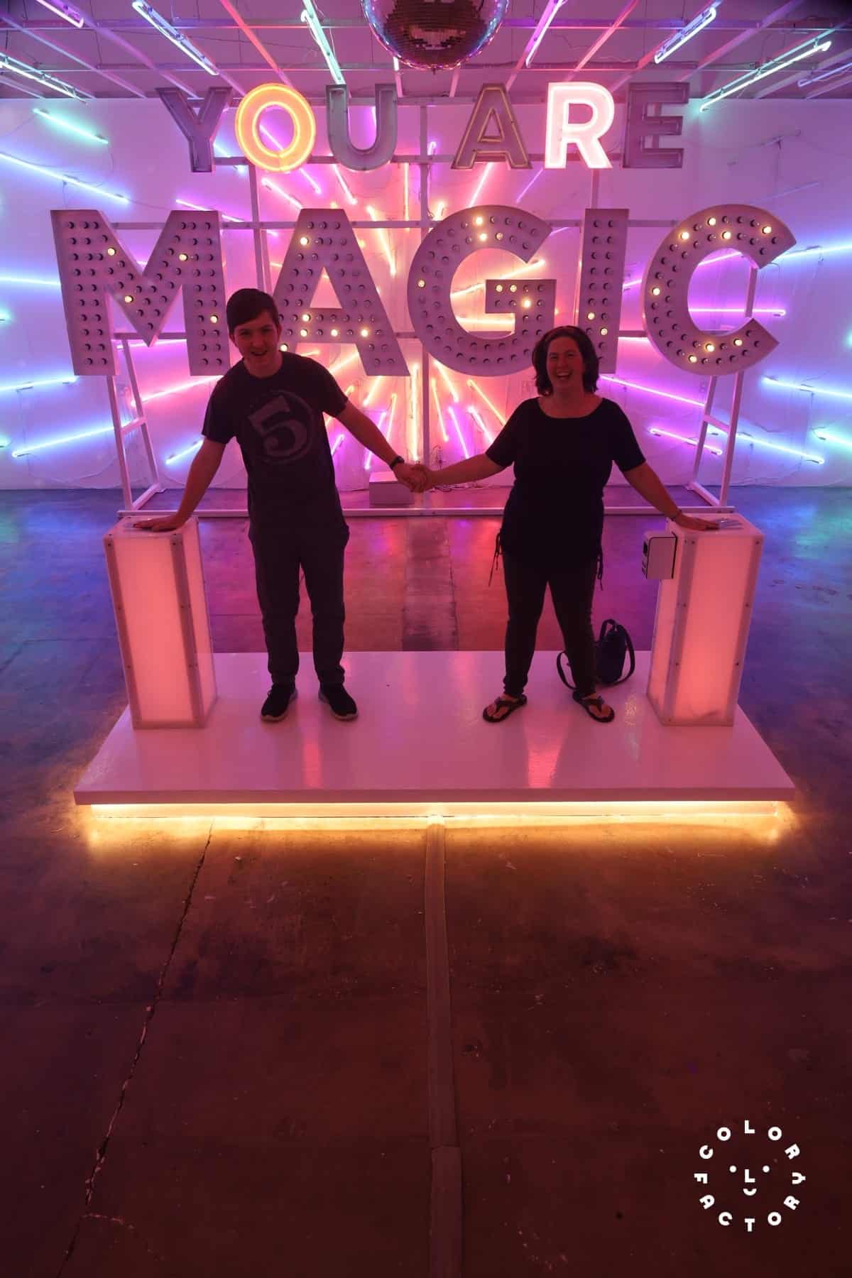 electric magic Color Factory in Houston