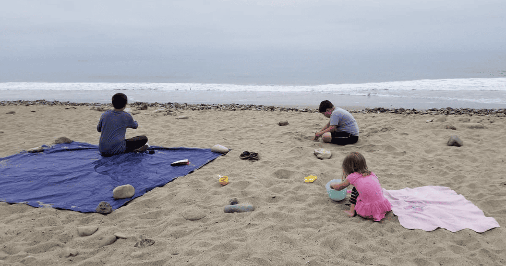 camping on the beach at Point Mugu State Park