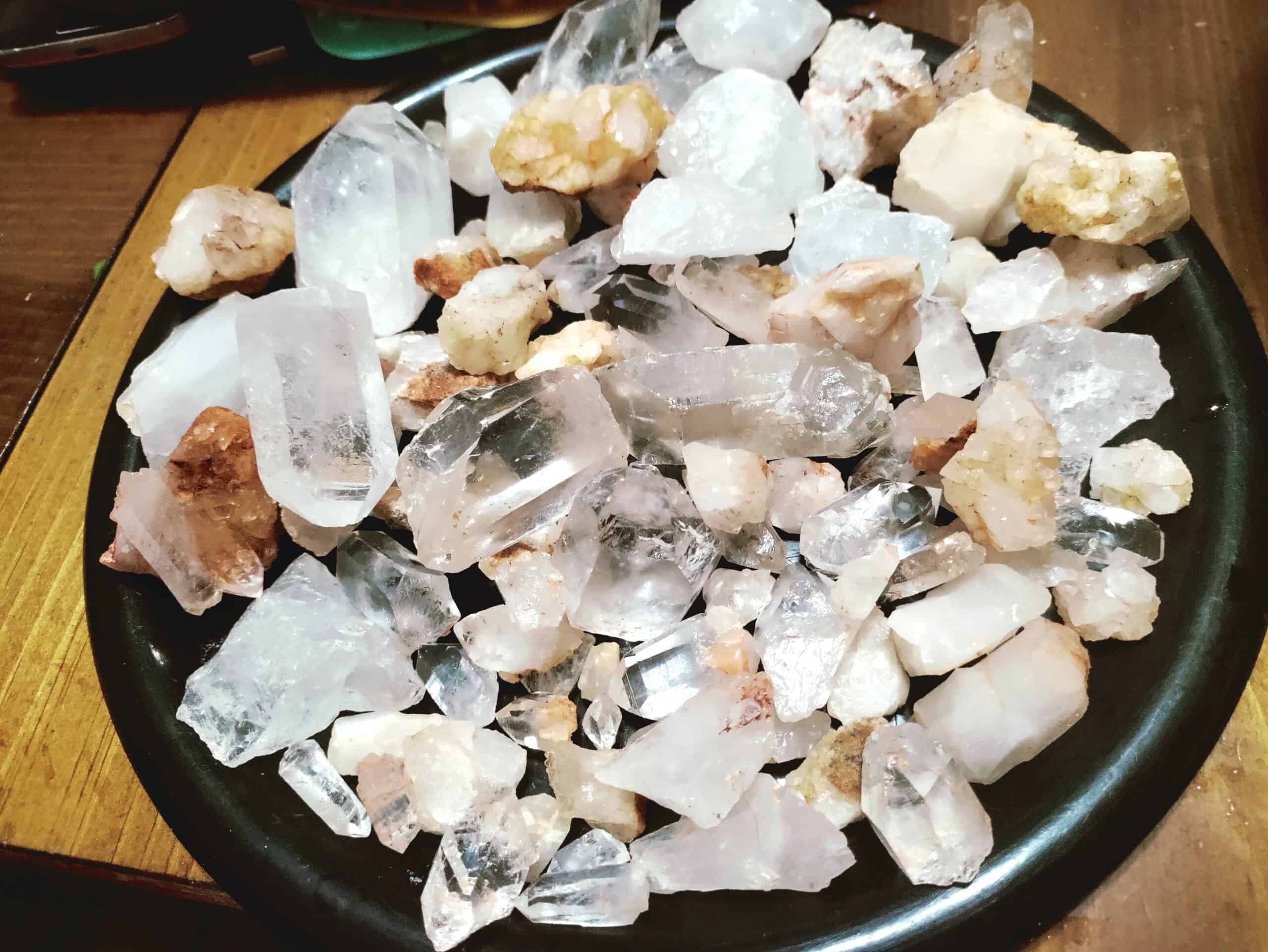 crystals from the quartz mines in arkansas